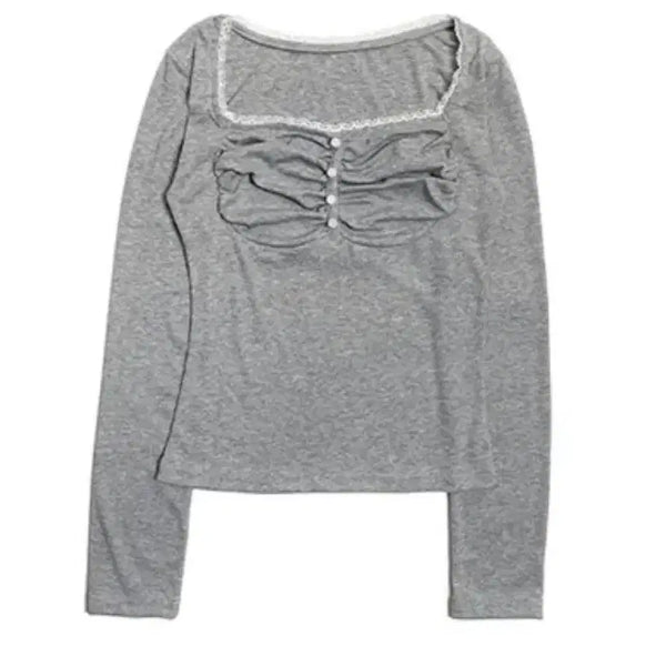 [BUNJANG] Women's Long Sleeve Top / 에이블리 긴팔 긴소매 시즈니룩