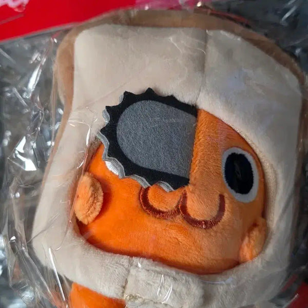 [BUNJANG] Chainsaw Man Pochita Bread Charm Plush Doll (Unsealed) / 체인소맨 포치타 빵 키링 인형 빵치타 인형 미개봉 새상품