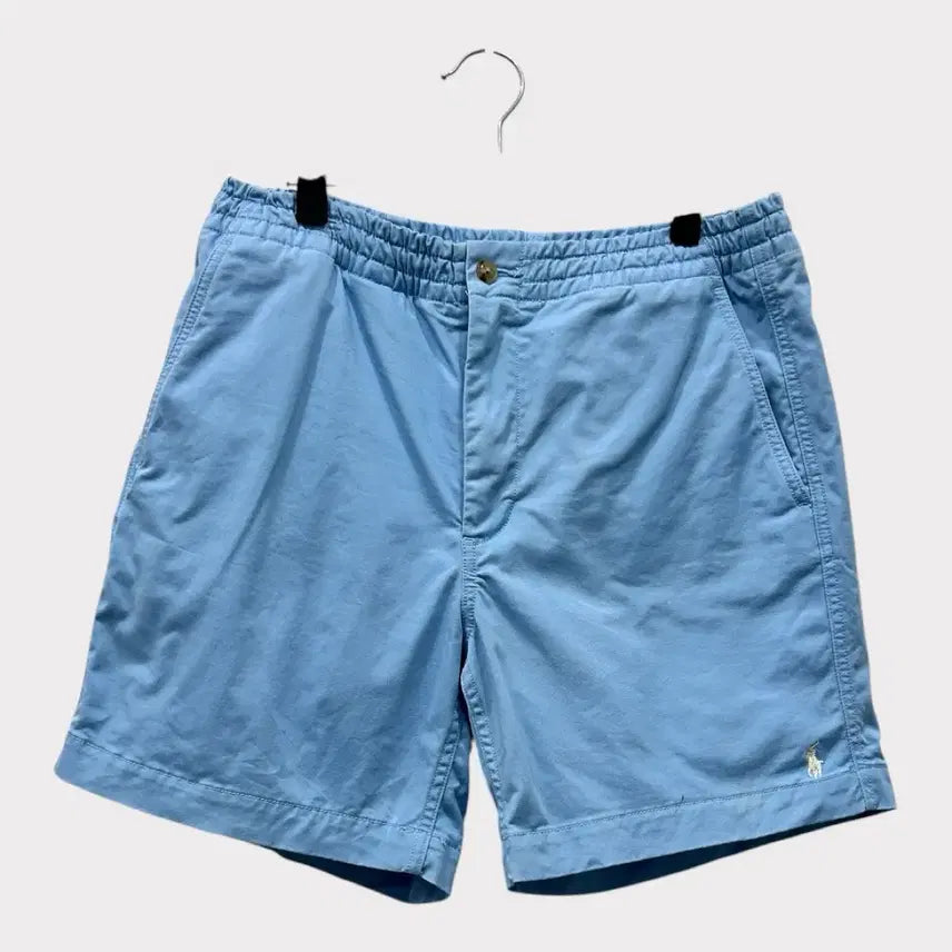 [BUNJANG] Polo Ralph Lauren Stretch Classic Fit Prepster Shorts Cotton Sky Blue Men's S / [S] 폴로랄프로렌 스트레치 클래식핏 프렙스터 쇼츠 코튼 반바지 스카이루