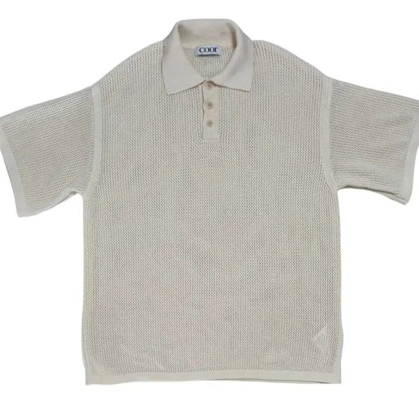 [BUNJANG] COOR Mesh Short Sleeve T-Shirt / COOR 쿠어 매쉬 반팔