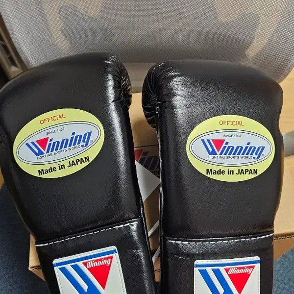 [BUNJANG] Winning Gloves Official 8oz Boxing Gloves - Black / 위닝글러브 오피셜 8온스 블랙