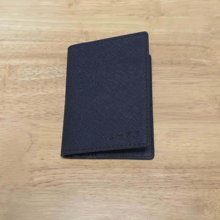 [BUNJANG] Handmade Leather Black Card Holder (Holds 5 Cards) / 수제 가죽 블랙 카드지갑 (카드 5장 수납 가능)