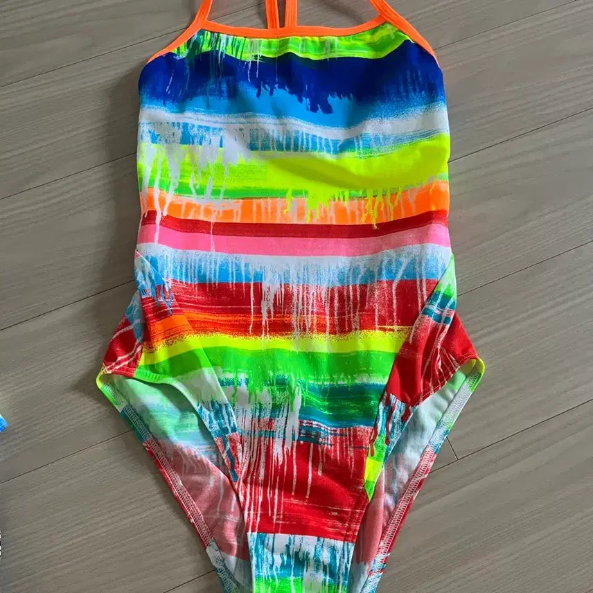 [BUNJANG] Funkita Rainbow Pattern Swimsuit Size US 6 / 펑키타 우6