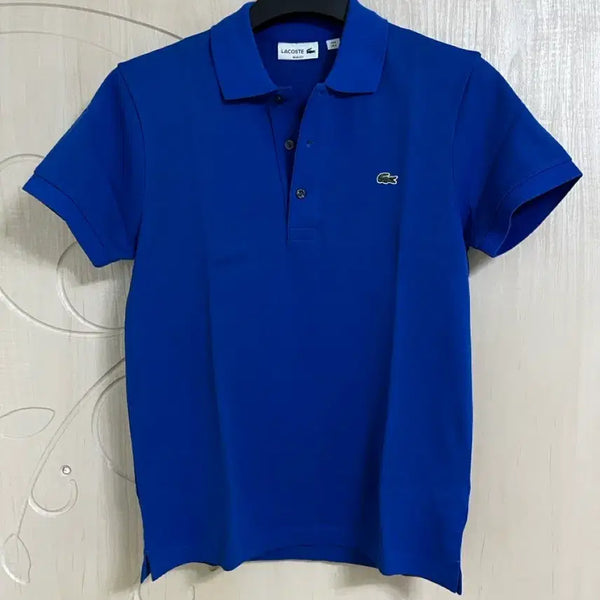 [BUNJANG] Lacoste Slim Fit Polo Shirt Blue Size 3 / 라코스테 카라티 슬림핏 블루 3사이즈 팝니다