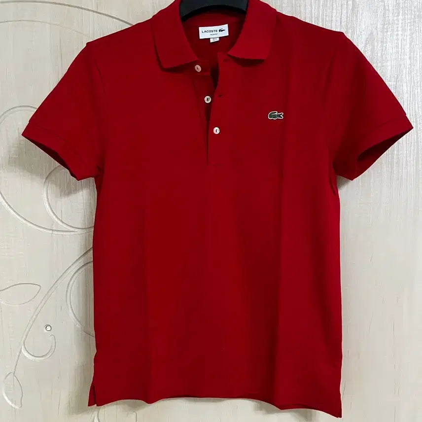 [BUNJANG] Lacoste Slim Fit Polo Shirt Red Size 3 / 라코스테 카라티셔츠 슬림핏 레드 3사이즈 팝니다