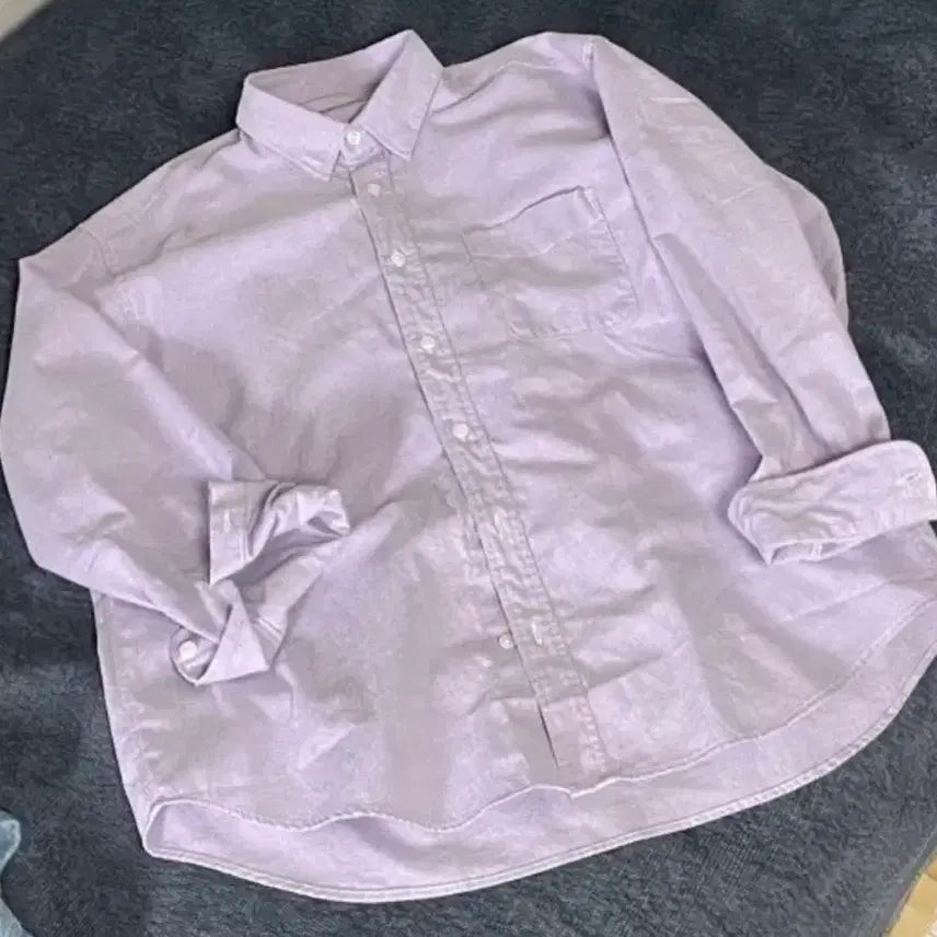 [BUNJANG] Prisoner's Garments Oxford Shirt Purple M / 프리즘웍스 가먼츠 옥스포드셔츠