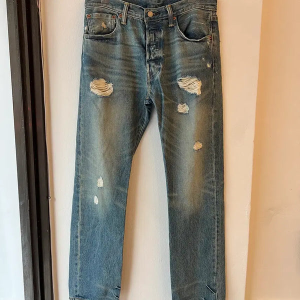 [BUNJANG] Levi's 501 Distressed Denim Pants - Size 32 / [32] 리바이스 501 디스 데님팬츠
