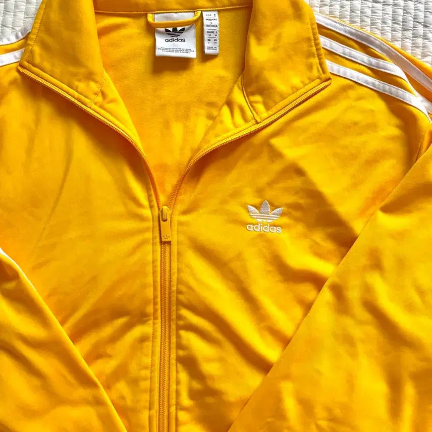 [BUNJANG] Adidas Yellow Firebird Track Top Jersey / 아디다스 노랑 옐로우 희귀 파이어버드 져지