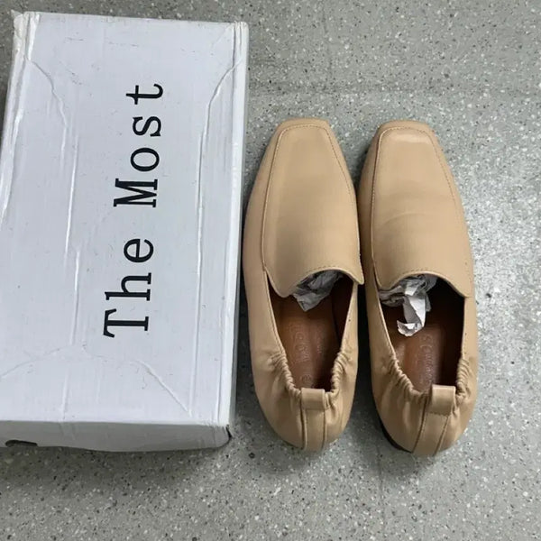 [BUNJANG] Women's Beige Loafers - Size 235 / 여자 신발 235