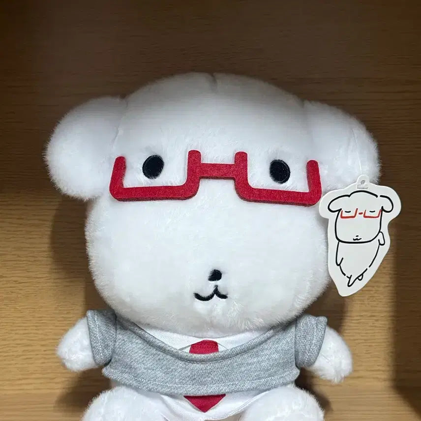 [BUNJANG] Ganadi Medium Plush Toy with Glasses / 가나디