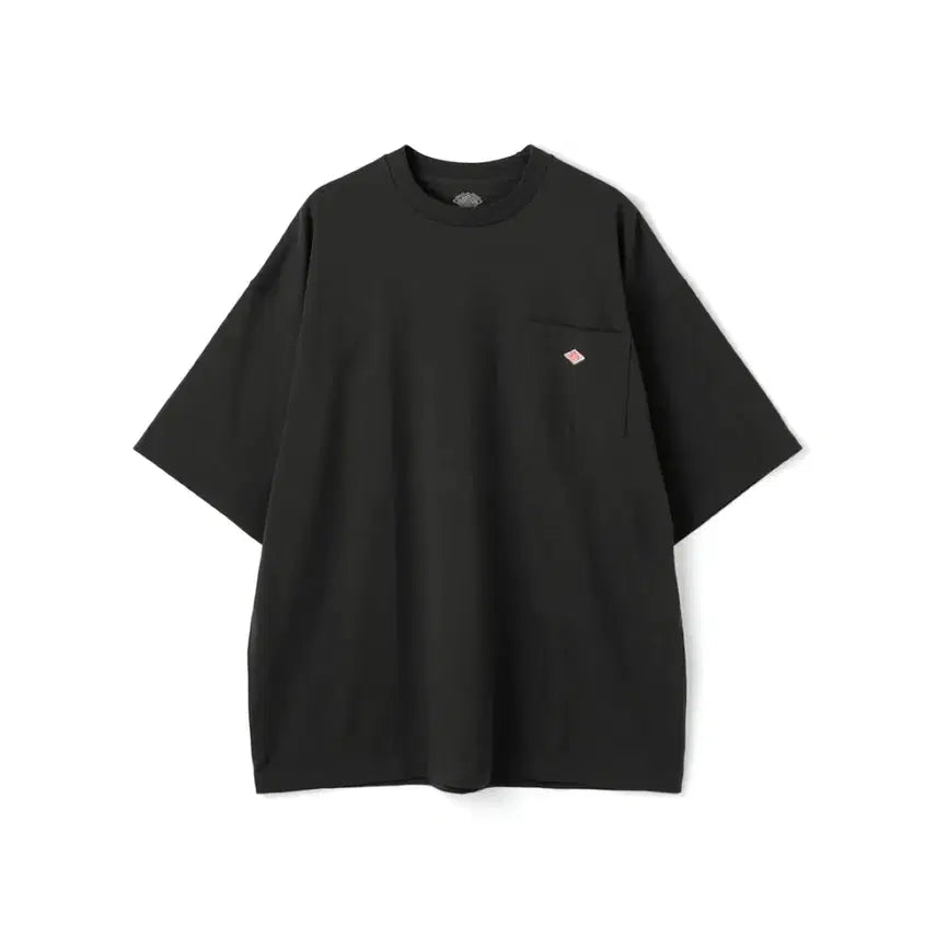 [BUNJANG] DANTON Big Silhouette Pocket T-Shirt Charcoal M / 단톤 빅 실루엣 포켓 티셔츠 차콜 M