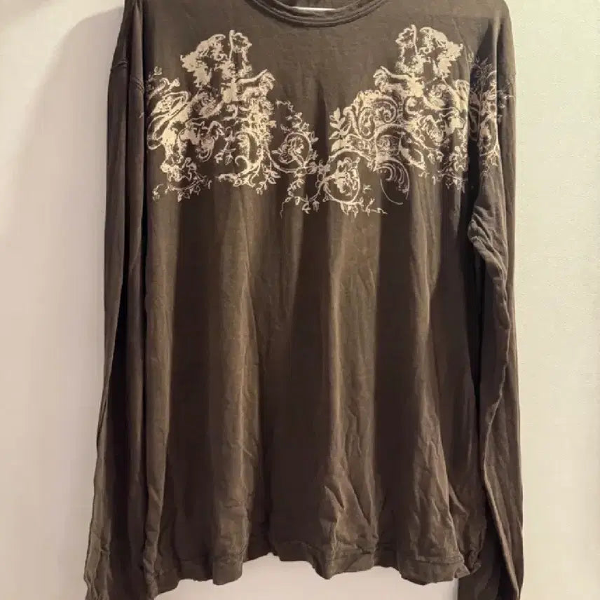 [BUNJANG] Hugo Boss Orange Label Graphic Long Sleeve T-Shirt - Size M / 휴고보스 오렌지 라벨 그래픽 긴팔 티셔츠 M