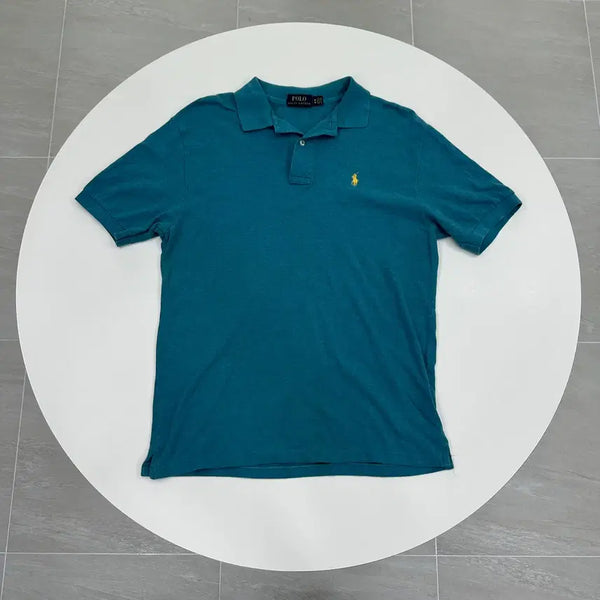 [BUNJANG] Polo Ralph Lauren Custom Fit Short Sleeve Polo T-Shirt M / 폴로 랄프로렌 커스텀핏 PK 반팔 카라티 M 95