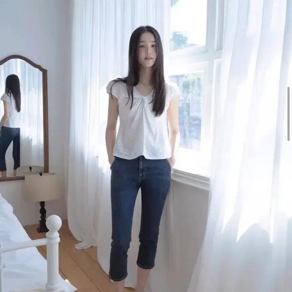 [BUNJANG] FYEO Clea Capri Pants (Size S) / 택ㅇ새상품)fyeo 포유온 clea capri pants S
