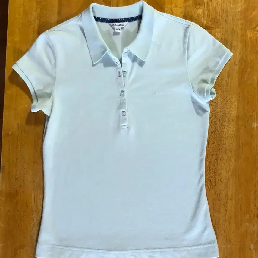[BUNJANG] Calvin Klein Women's Short Sleeve Polo Shirt / 캘빈클라인 반팔 카라티