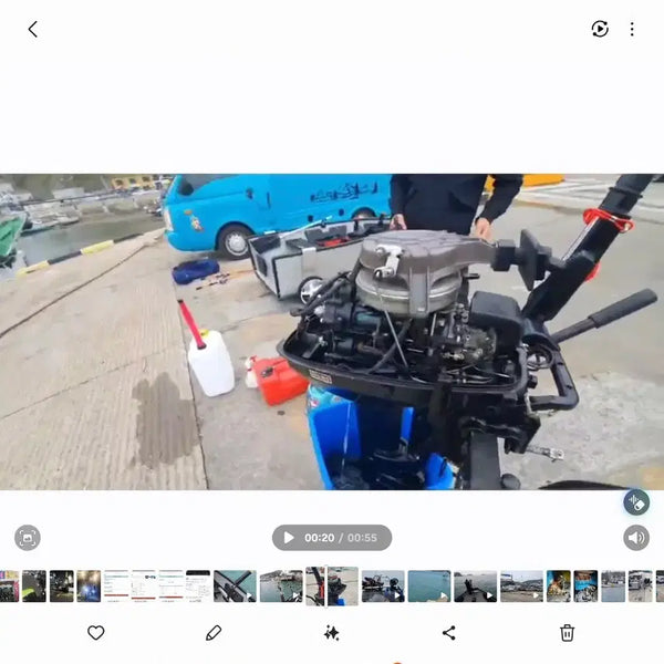 [BUNJANG] Hidea 9.8 HP Outboard Motor / 히데아 9,8 마력선외기