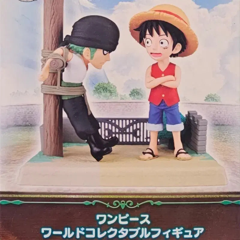 [BUNJANG] One Piece World Collectable Figure Monkey D. Luffy & Roronoa Zoro Set / 원피스 월드 콜렉터블 피규어 몽키 D 루피 & 로로노아 조로