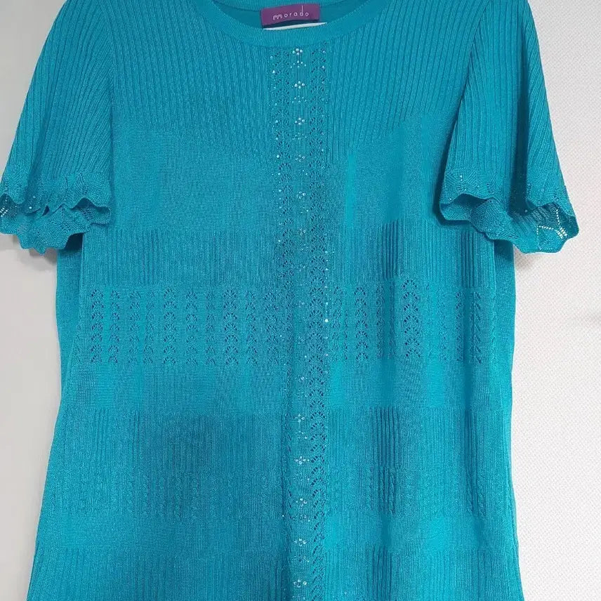 [BUNJANG] Morado Knit Short Sleeve (Blue), Light Pink Knit Short Sleeve, Zipper Lightweight Long Sleeve / 모라도 니트 반팔 블루/엷은분홍/지퍼달린가벼운긴팔