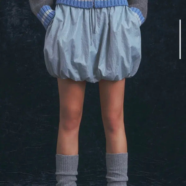 [BUNJANG] Grove Sequin Embellished Banding Balloon Skirt / 새상품 그로브 귀여운 스팽글 밴딩 볼륨 스커트