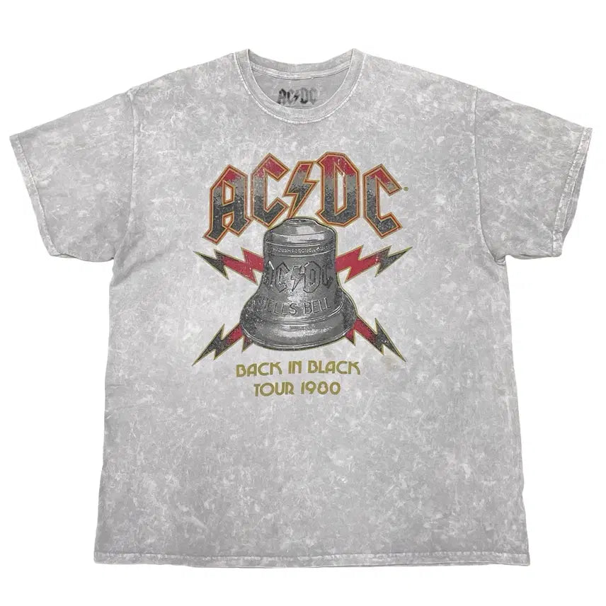 [BUNJANG] AC/DC Vintage Washed Tubular T-Shirt / AC/DC