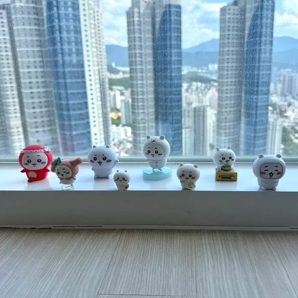 [BUNJANG] Cheekawaii Figure Set (8 Types) / 먼작귀 치이카와 피규어 8종 일괄