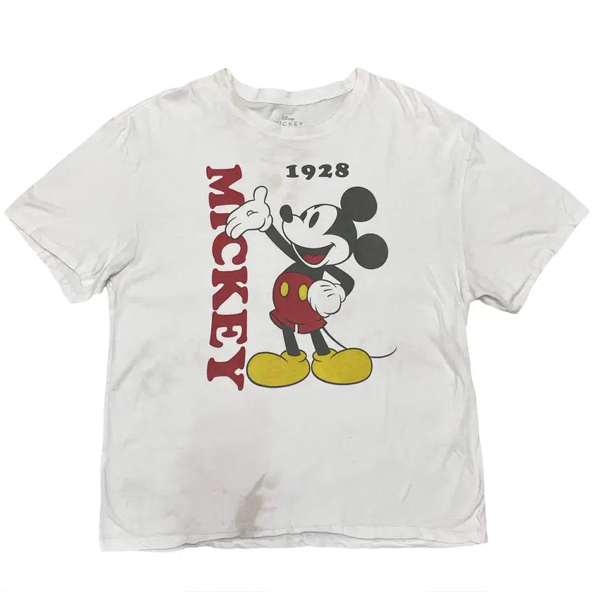 [BUNJANG] Disney Mickey Mouse Vintage Washed T-Shirt / 디즈니 (Disney)