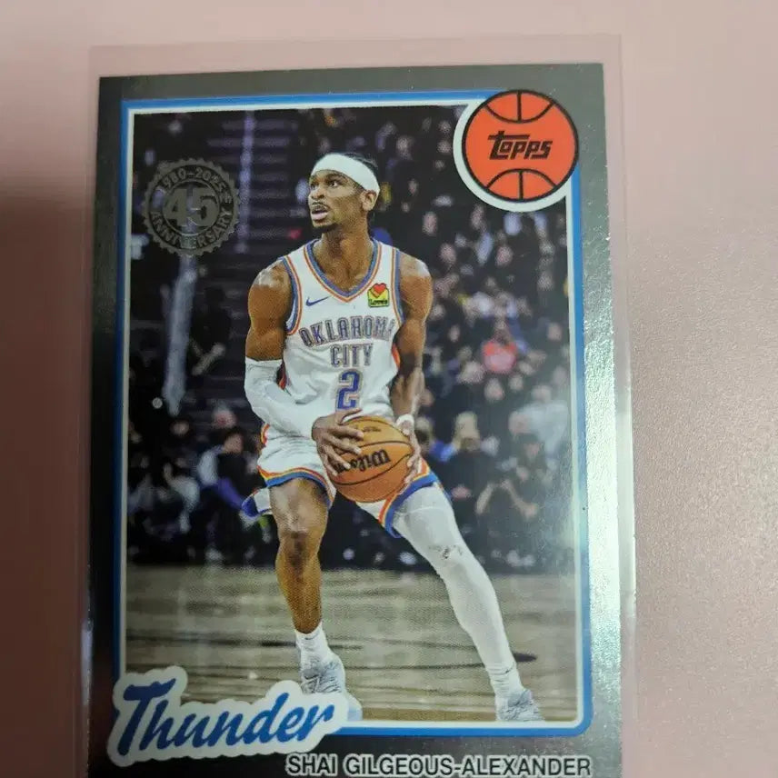 [BUNJANG] Shai Gilgeous-Alexander 2025 Topps 1980 Topps Card / NBA)샤이 길저스 알렉산더 2025 Topps 1980 Topps