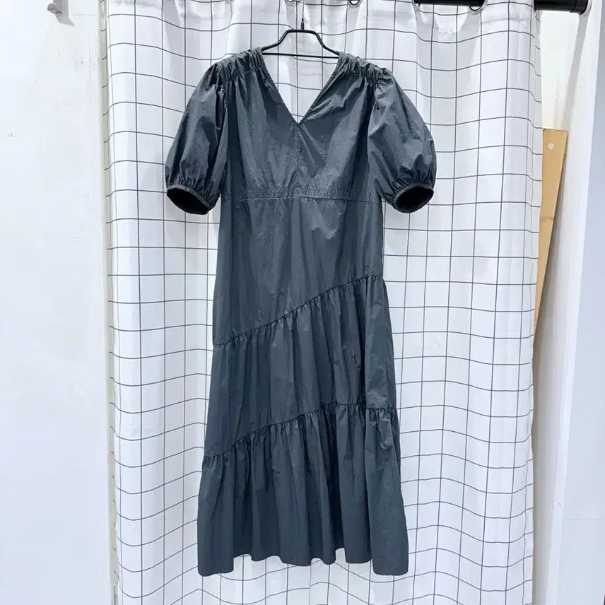 [BUNJANG] Jucy Judy Crinkled Dress Dark Green XXS / 쥬시쥬디 바스락 원피스 21년