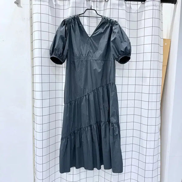 [BUNJANG] Jucy Judy Crinkled Dress Dark Green XXS / 쥬시쥬디 바스락 원피스 21년
