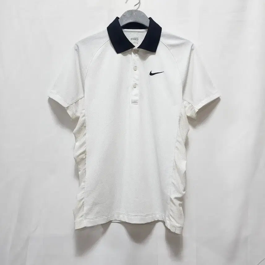 [BUNJANG] Nike Dri-FIT White Polo Shirt (M/95) / 나이키 드라이핏 화이트 카라티 M 95사이즈