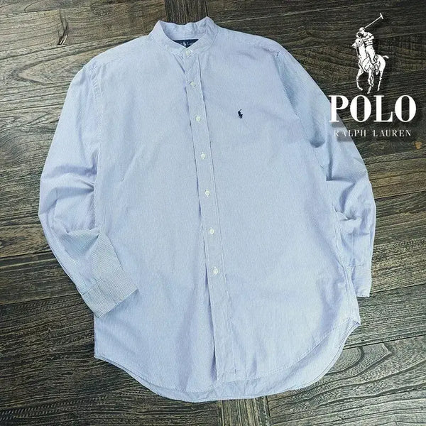 [BUNJANG] Polo Ralph Lauren Blake Stripe Pony Logo Shirt / 폴로 랄프로렌 포니 로고 블레이크 스트라이프 셔츠 M21606