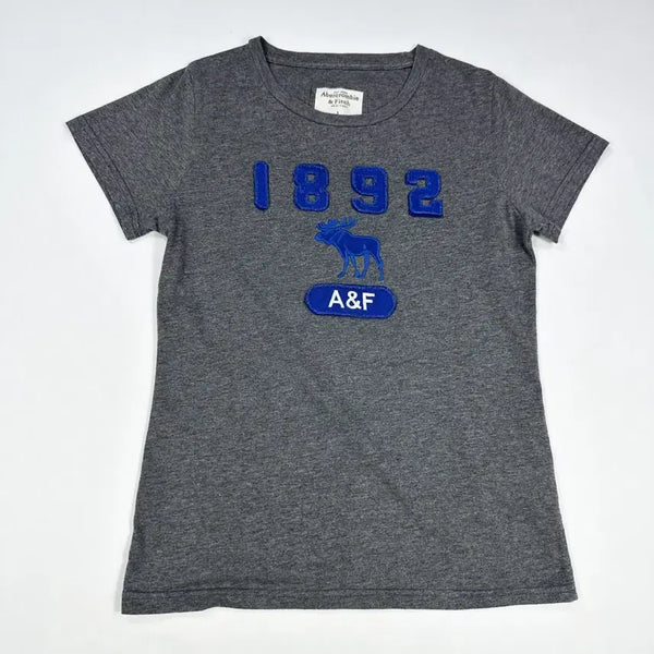 [BUNJANG] Abercrombie & Fitch OG Y2K Women's Slim Fit T-Shirt Grey / (여성L) 아베크롬비 og y2k 여성 슬림핏 반팔티 그레이
