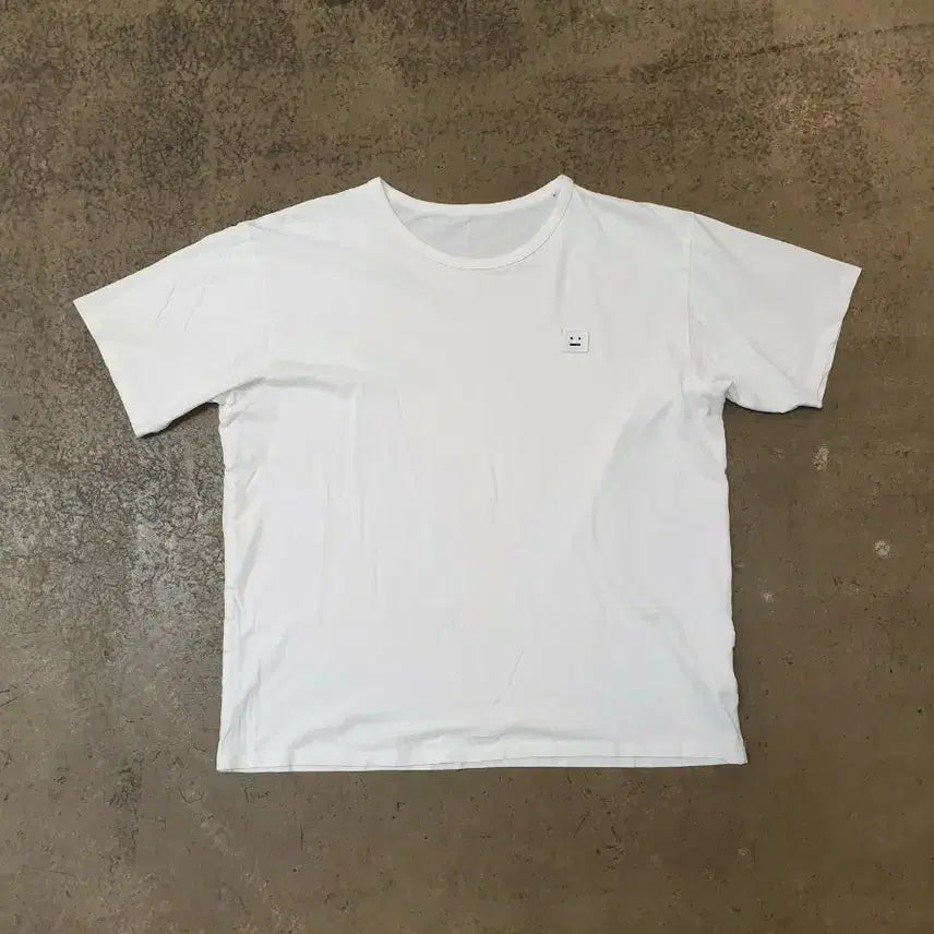 [BUNJANG] Acne Studios Logo Short Sleeve T-Shirt White M / 아크네 스튜디오 로고 반팔티 화이트 M