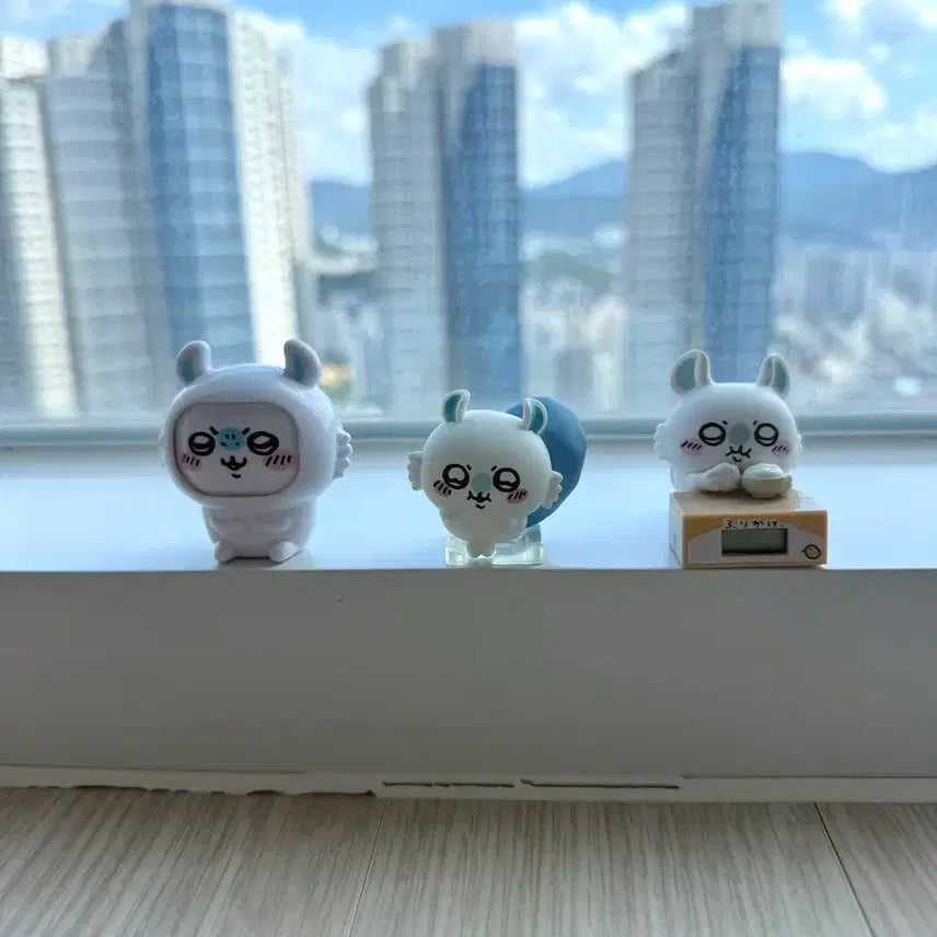 [BUNJANG] Chikawa Momonga Figure 3 Types Bundle Set / 먼작귀 모몽가 피규어 3종 일괄