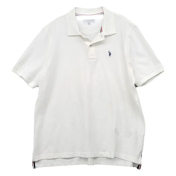 [BUNJANG] Polo Assn. White Logo Short Sleeve Polo T-Shirt 2XL / 폴로아쎈 화이트 로고 반팔 카라티 2XL