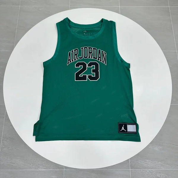 [BUNJANG] Nike Air Jordan 23 Green Basketball Jersey Size M / 조던 AIR JORDAN 23 그린 농구 져지 나이키 M 95