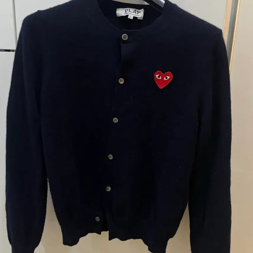 [BUNJANG] Comme des Garçons 24FW Women's Navy Cardigan L / 24fw 꼼데가르송 여성 네이비가디건 L