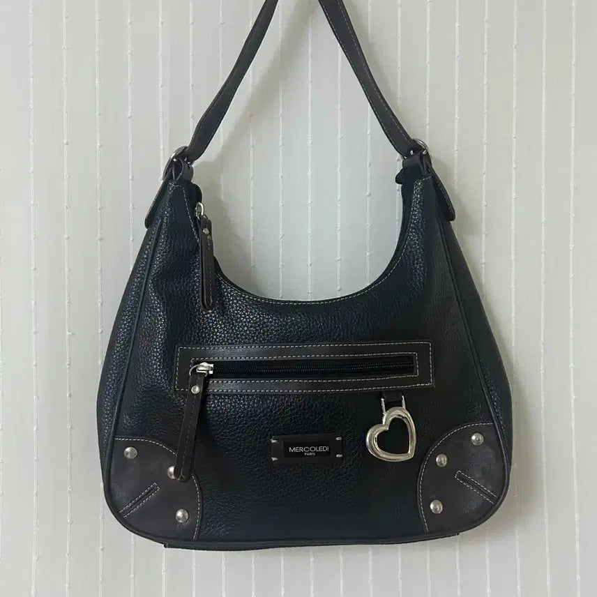 [BUNJANG] Mercoledi Vintage Leather Bag / Mercoledi 빈티지 가죽 가방