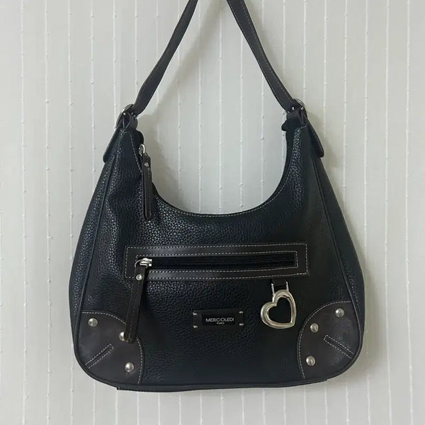 [BUNJANG] Mercoledi Vintage Leather Bag / Mercoledi 빈티지 가죽 가방