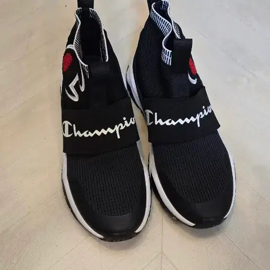 [BUNJANG] Champion Knit High-Top Sneakers Men's Size 270 / 챔피온 니트 하이탑 스니커즈 남성 270 정품