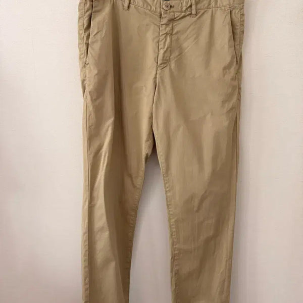 [BUNJANG] Theory Beige Cotton Pants Size 32 / 띠어리면바지 32