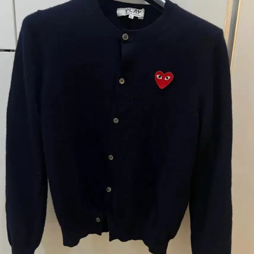 [BUNJANG] Comme des Garçons 23FW Navy Women's Cardigan L / 23fw 꼼데가르송 네이비 여성가디건 L