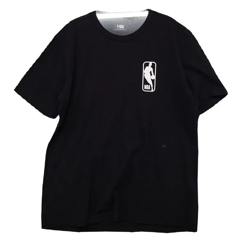 [BUNJANG] NBA Black T-Shirt L / 엔비에이 블랙 반팔티 L