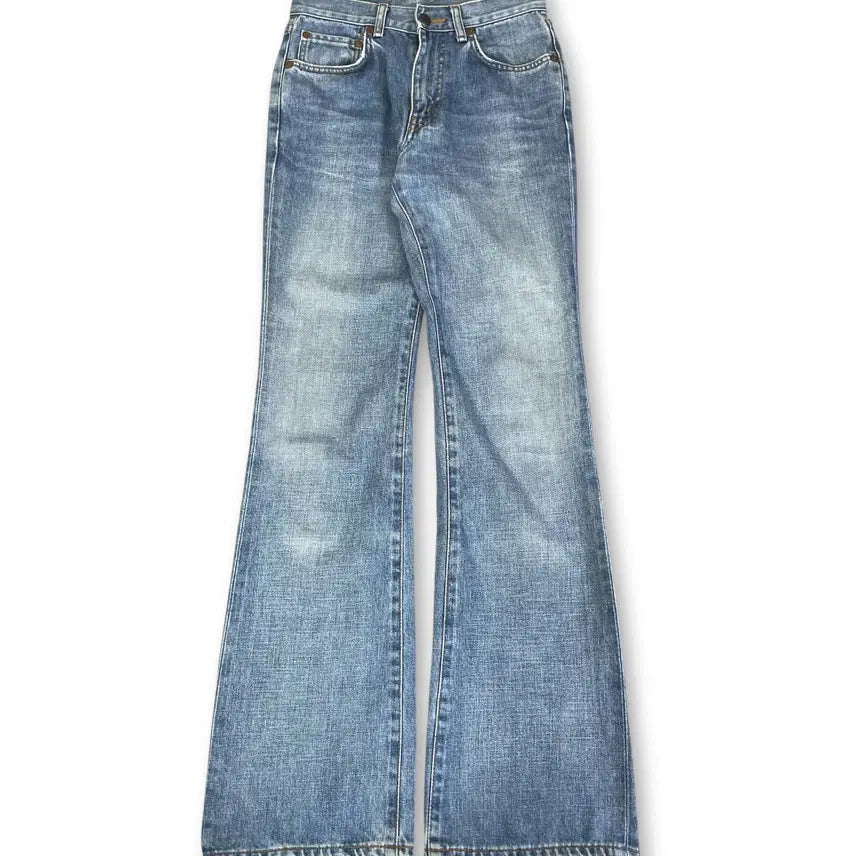 [BUNJANG] Edwin Miss 503 Flare Fit Light Wash Denim Jeans / (26추정) 에드윈 miss503 플레어핏 연청 워싱 데님