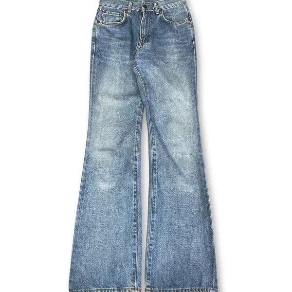 [BUNJANG] Edwin Miss 503 Flare Fit Light Wash Denim Jeans / (26추정) 에드윈 miss503 플레어핏 연청 워싱 데님
