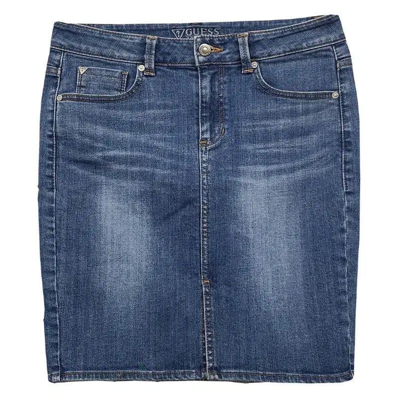 [BUNJANG] Guess Washed Denim Skirt Size 28 / 게스 워싱 데님 스커트 70(28)