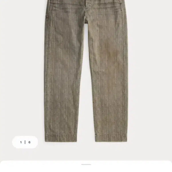 [BUNJANG] RRL Engineer Fit Herringbone Print Pants / Rrl 엔지니어핏 헤링본 프린트 팬츠 31/30