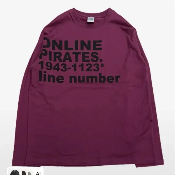 [BUNJANG] The Coldest Moment Long Sleeve Magenta / 더콜디스트모먼트 롱슬리브 마젠타
