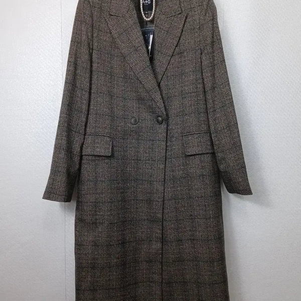 [BUNJANG] The Edge Check Wool Coat / 새상품 ) 더엣지 체크코트. 44