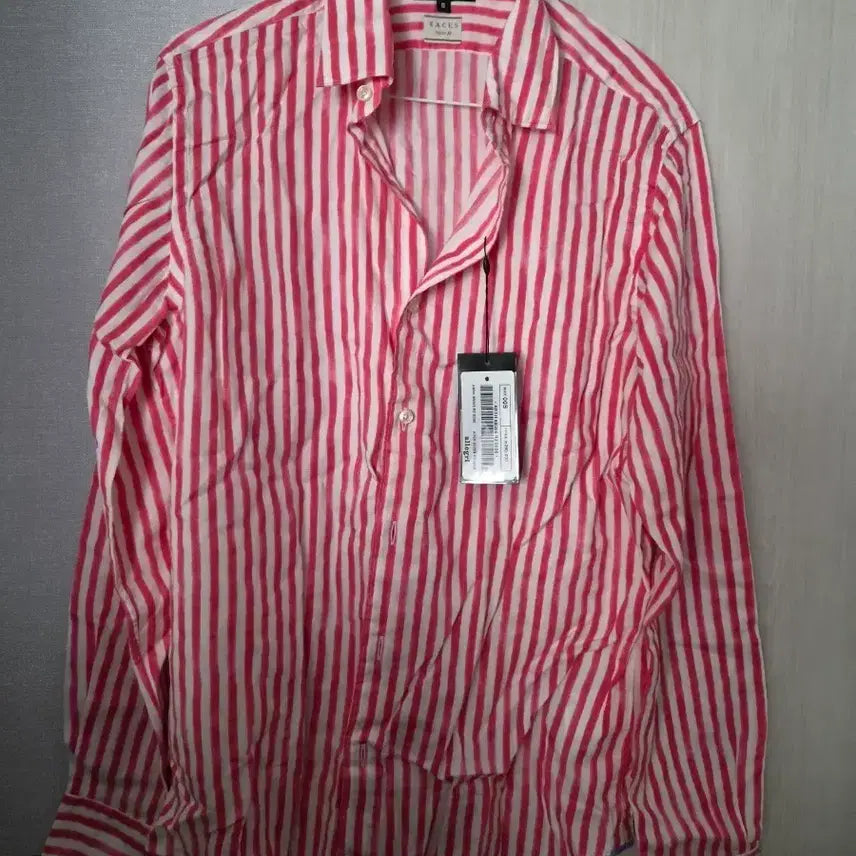 [BUNJANG] Allegri Xacus Stripe Shirt (New) / 정가29만원 알레그리 xacus 원단 스트라이프 셔츠(새상품)